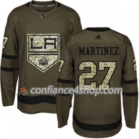 Adidas Maillot de Hockey Los Angeles Kings Alec Martinez 27 2017-2018 Camo Vert Authentic - Homme